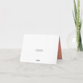 Waterverf van roze en geel roze Floral Bedankkaart (Achterkant)