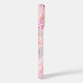 Waterverf van roze landkoraal zomerbloem C Case-Mate iPhone Case (Achterkant / Rechts)