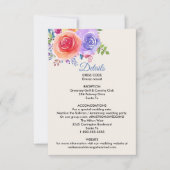 Waterverf van Rozen in tuinen Kaart (Voorkant)