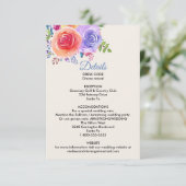 Waterverf van Rozen in tuinen Kaart (Staand voorkant)