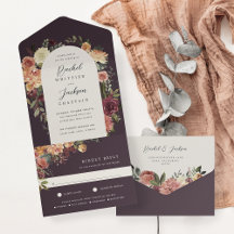 Waterverf van Rustic Bloom Floral Wedding