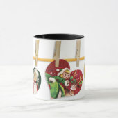  Waterverf van Santa Claus en mevrouw Claus Mok (Midden)