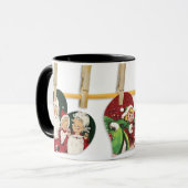  Waterverf van Santa Claus en mevrouw Claus Mok (Voorkant links)