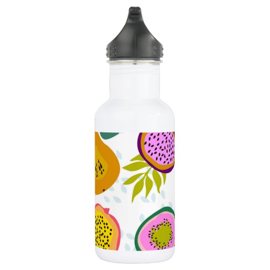 Waterverf van schattige verse vruchten waterfles  (Rechts)