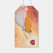 Waterverf van schilderijen Aurora, prinses van de  Cadeaulabel (Voorkant)