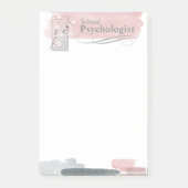 Waterverf van schoolpsycholoog Post-it Notes (Voorkant)