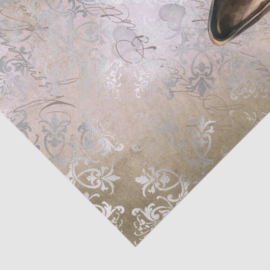 Waterverf van Shepherd Dog Tissuepapier (Detail)