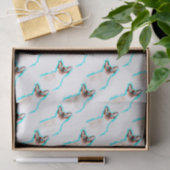 Waterverf van Siamese kat Tissuepapier (Geschenk)