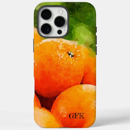 Waterverf van Sinaasappels Case-Mate iPhone Case (Achterkant)
