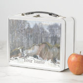 Waterverf van sneeuwravijn (In situ)