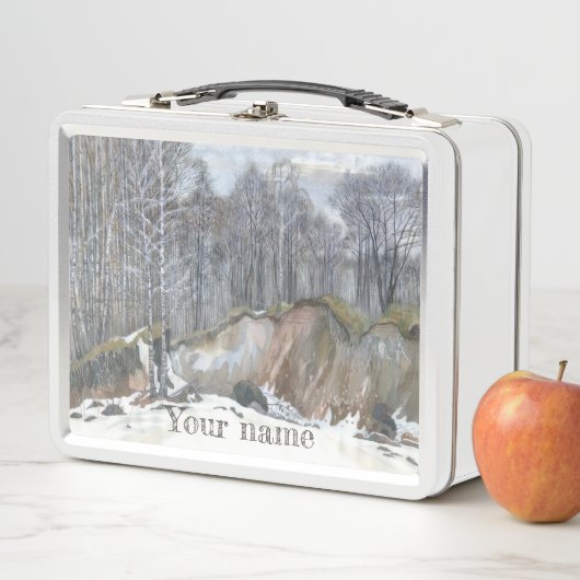 Waterverf van sneeuwravijn (In situ)