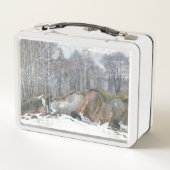 Waterverf van sneeuwravijn (Achterkant)