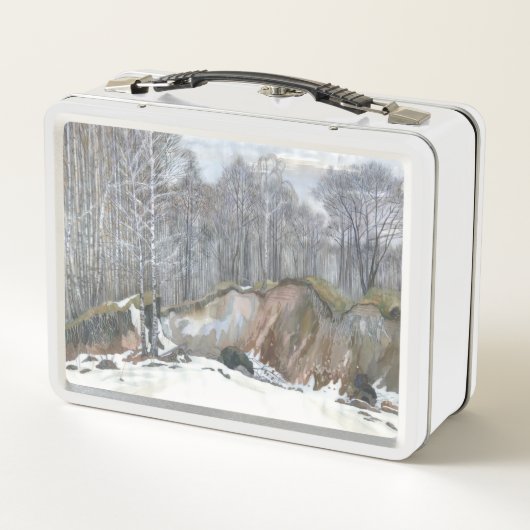 Waterverf van sneeuwravijn (Achterkant)