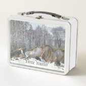 Waterverf van sneeuwravijn (Voorkant)