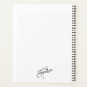 Waterverf van snijbloem planner (Achterkant)