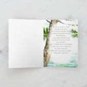 Waterverf van Son Wedding Day Lake Kaart (Binnen)