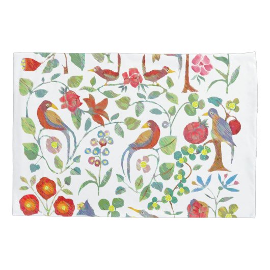 Waterverf van speciale meisjesruimte kussensloop (Achterkant)