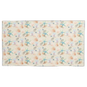 Waterverf van staarten en schelpdieren kussensloop (Voorkant)