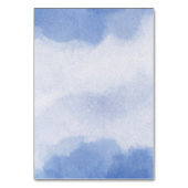 Waterverf van Teddy Bear Blue-ballon Kaart (Achterkant)