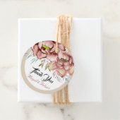 Waterverf van Terracotta Bedankjes Labels (In situ)