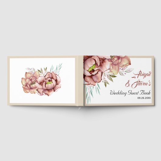 Waterverf van Terracotta Gastenboek (Volledig)