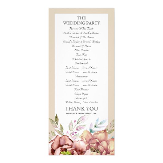 Waterverf van Terracotta Reclamekaart (Achterkant)