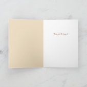 Waterverf van tijger feestdagen kaart (Binnen)