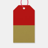 Waterverf van tijger hoofd Zalige verjaardag teken Cadeaulabel (Achterkant)