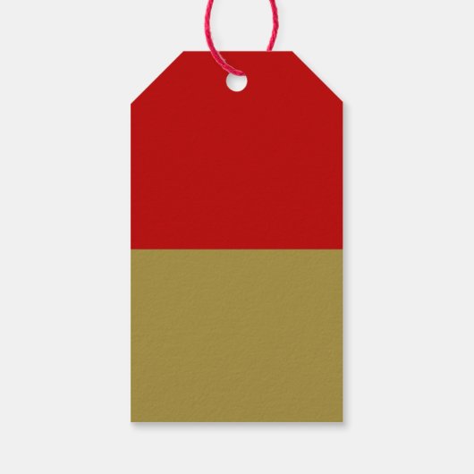 Waterverf van tijger hoofd Zalige verjaardag teken Cadeaulabel (Achterkant)