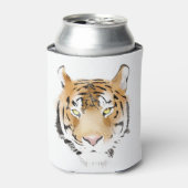 Waterverf van tijgerhoofd Big Wild Cat Animal Blikjeskoeler (Blikje Voorkant)
