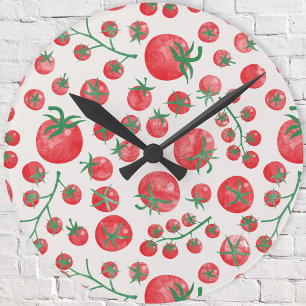Waterverf van tomaten in het Middellandse Zeegebie Ronde Klok
