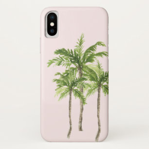 Waterverf van tropische palmbomen op eilanden Case-Mate iPhone case