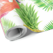 Waterverf van tropische tuinen cadeaupapier (Rol Hoek)