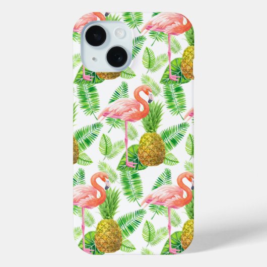 Waterverf van tropische tuinen Case-Mate iPhone case (Achterkant)