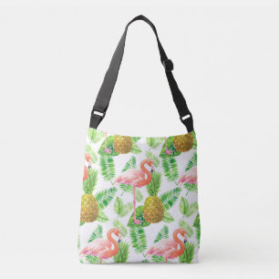 Waterverf van tropische tuinen crossbody tas