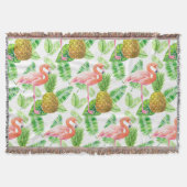 Waterverf van tropische tuinen deken (Voorkant)