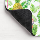 Waterverf van tropische tuinen muismat (Hoek)