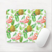 Waterverf van tropische tuinen muismat (Met muis)