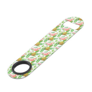 Waterverf van tropische tuinen speed flessenopener