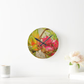 waterverf van tropische vruchten nog steeds kunsts ronde klok (Huis)