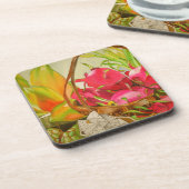 Waterverf van tropische vruchten nog steeds levens bier onderzetter (Linkerzijde)