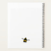 Waterverf van tuinbomen en hommels planner (Achterkant)
