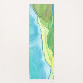 Waterverf van Valentia Island Yogamat (Voorkant)