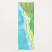 Waterverf van Valentia Island Yogamat (Achterkant)