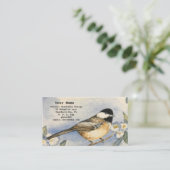 Waterverf van  van kippootvloeren visitekaartje (Staand voorkant)