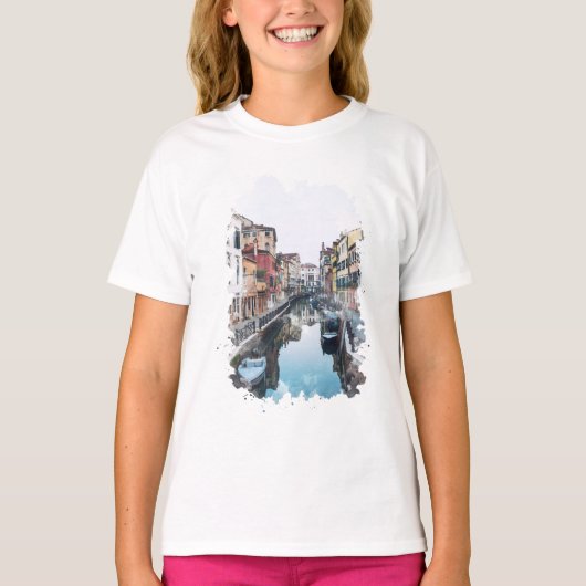 Waterverf van Venetië art. T-shirt (Voorkant)