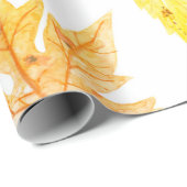 Waterverf van verschillende kleurrijke herfst cadeaupapier (Rol Hoek)