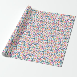 Waterverf van vissenhuid cadeaupapier