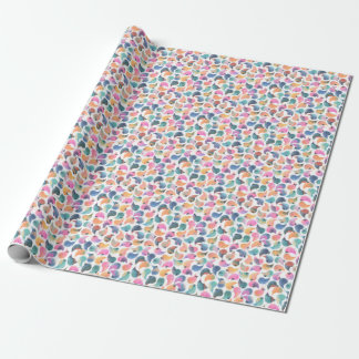 Waterverf van vissenhuid cadeaupapier