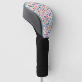 Waterverf van vissenhuid golfheadcover (Schuin)
